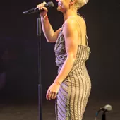 Mica Miller opening for Gregory Porter on their third night at Royal Albert Hall