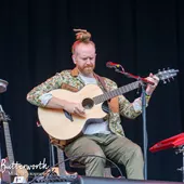 Newton Faulkner performing at The Big Feastival