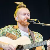 Newton Faulkner performing at The Big Feastival