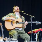 Newton Faulkner performing at The Big Feastival